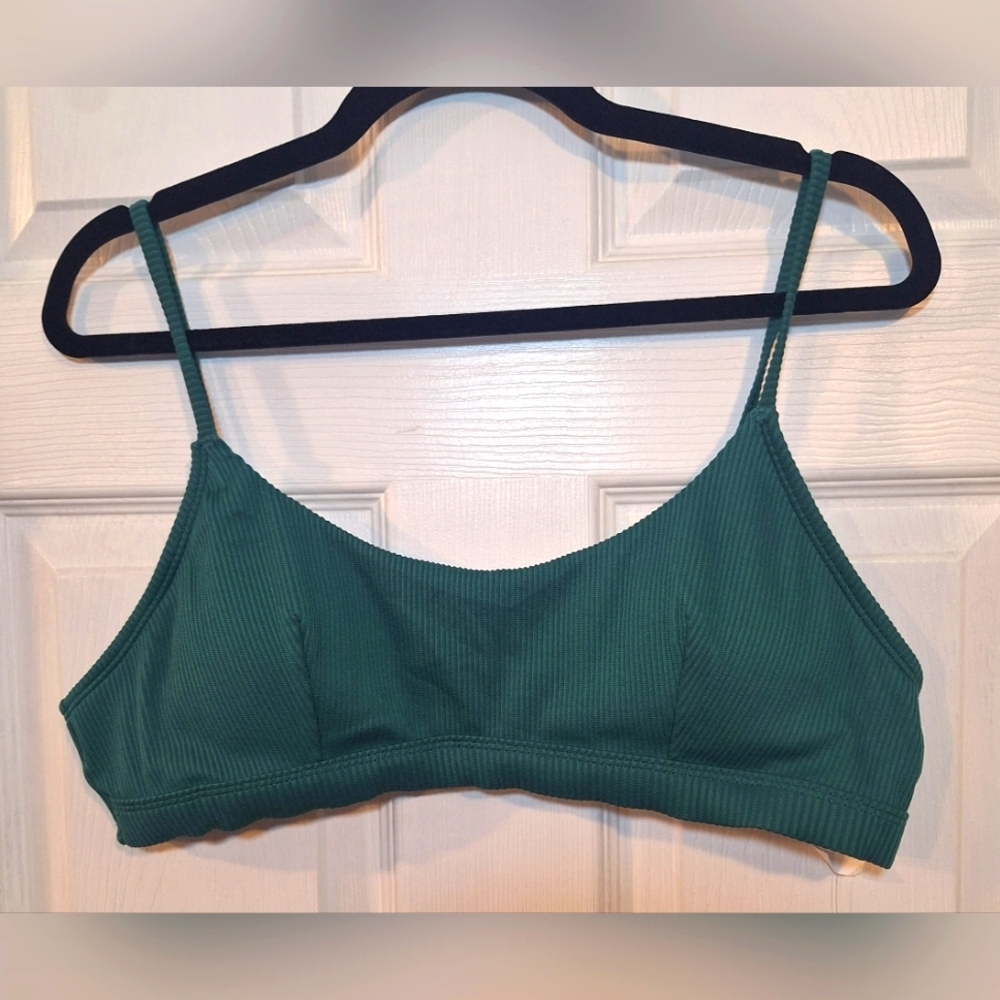 Cupshe XL Navy Green Bikini